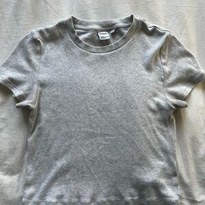 TNA Heather Cloud White Short Sleeve Tee